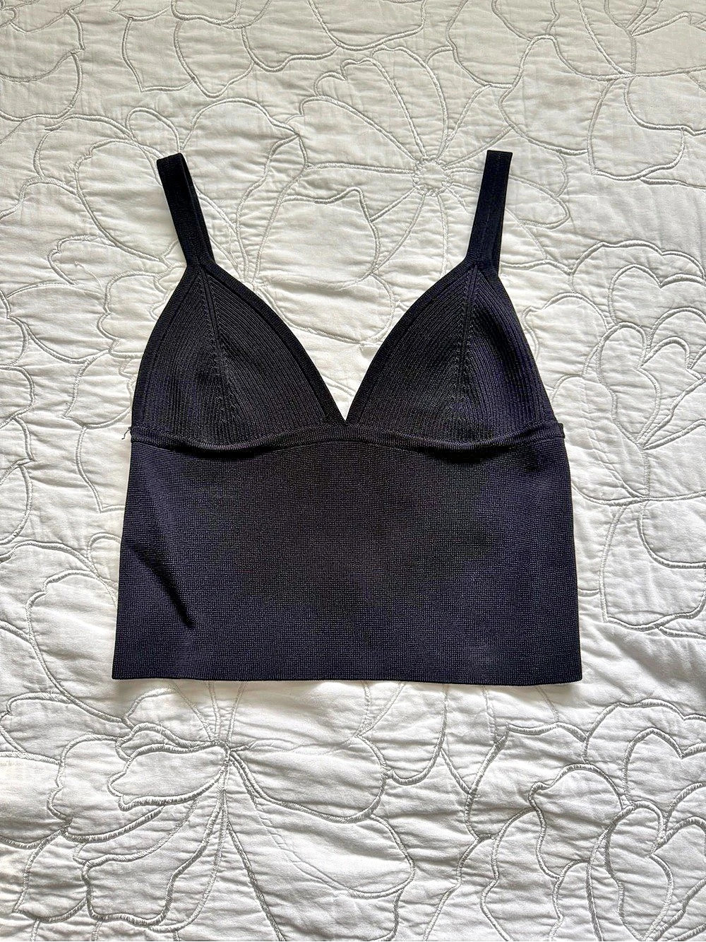 Zara Black Crop Top S Like New